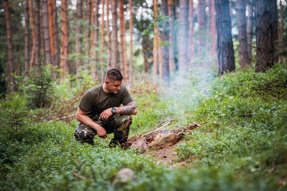 MFH US BDU pantaloni pentru bărbați, woodland
