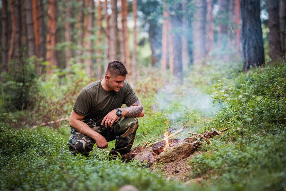 MFH US BDU pantaloni pentru bărbați, woodland