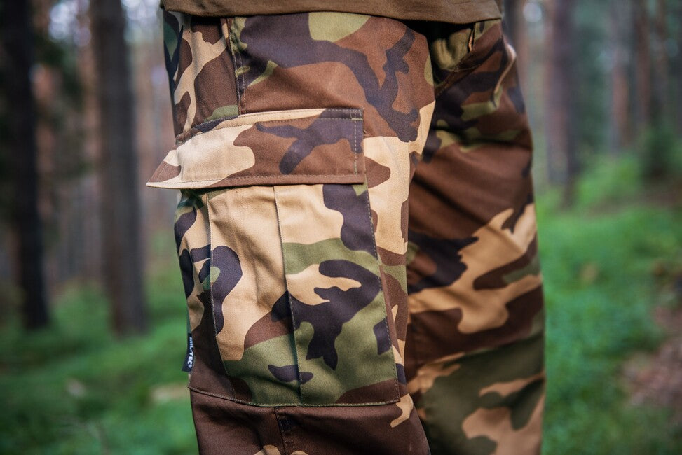 MFH US BDU pantaloni pentru bărbați, woodland