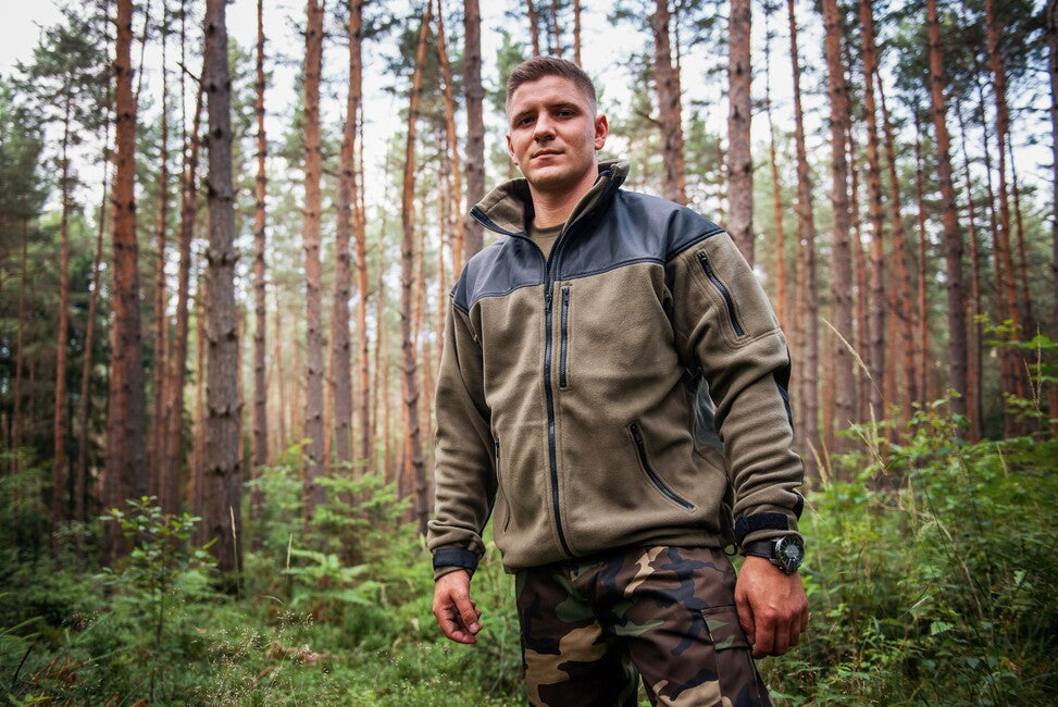 Helikon-Tex Classic Army geacă fleece întărită, neagră