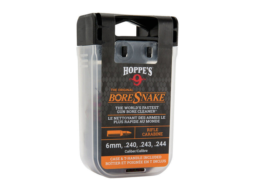 Hoppe's BoreSnake Den coardă de curățare Rifle, cal. 6mm/.240/.243/.244