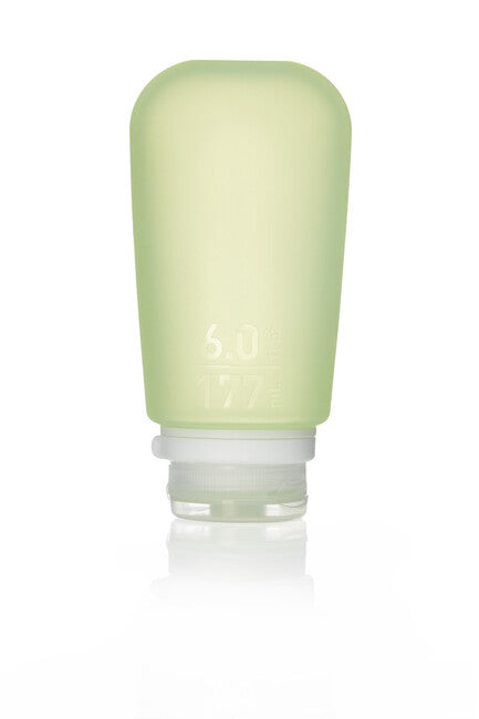 Humangear GoToob+ sticlă de călătorie din silicon/recipient 177 ml, verde