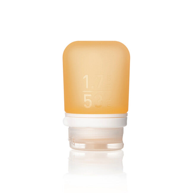 Humangear GoToob+ sticlă de călătorie din silicon/recipient, portocalie, 53 ml