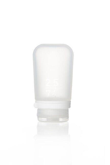 Humangear GoToob+ sticlă de călătorie din silicon, 74 ml, transparent