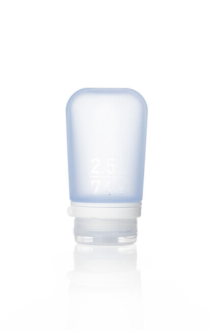 Humangear GoToob+ sticlă de călătorie din silicon 74 ml, albastră