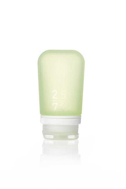 Humangear GoToob+ sticlă de călătorie din silicon 74 ml, verde