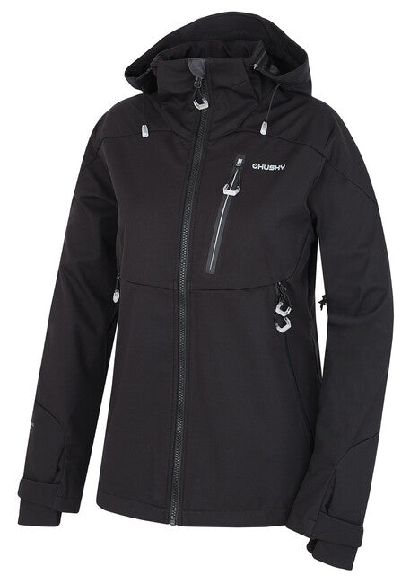 HUSKY Sauri geacă softshell pentru femei, neagră