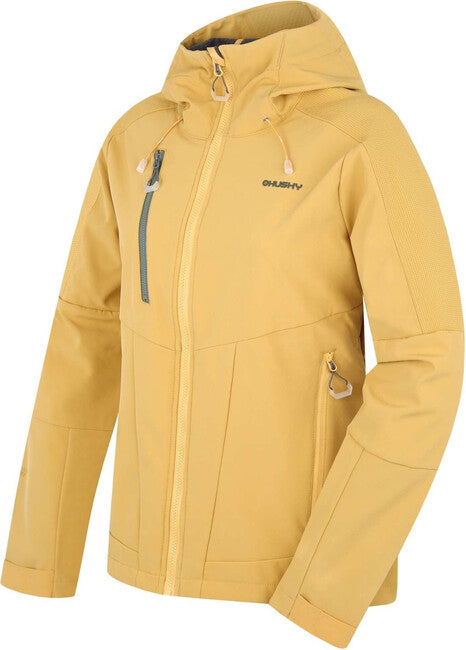 HUSKY Sevan geacă softshell pentru femei, galbenă