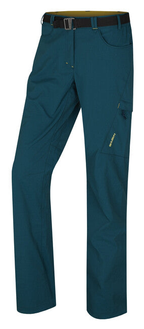 HUSKY Kahula pantaloni outdoor pentru femei, turcoaz tempetat
