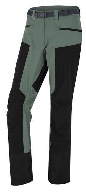 HUSKY Krony pantaloni outdoor pentru femei, verzi