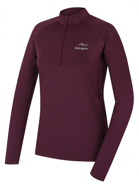 HUSKY Tromi Zip tricou termo cu fermoar pentru femei L, violet