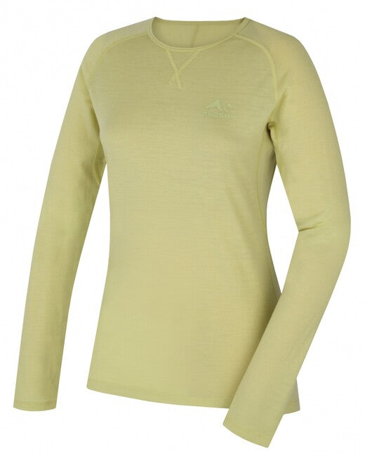 HUSKY Merow tricou termic cu mânecă lungă pentru femei, verde deschis