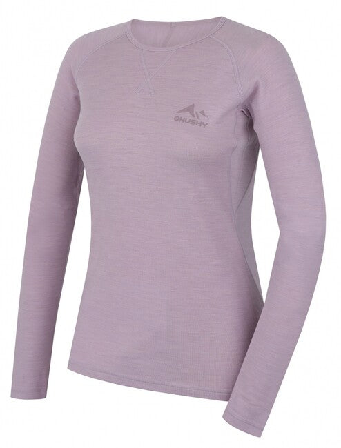 HUSKY Mertee tricou termo cu mânecă lungă pentru femei, violet deschis, L
