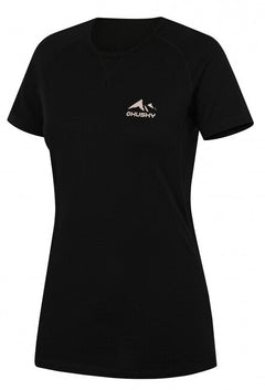 HUSKY Mersa tricou termo cu mânecă scurtă pentru femei, negru, L