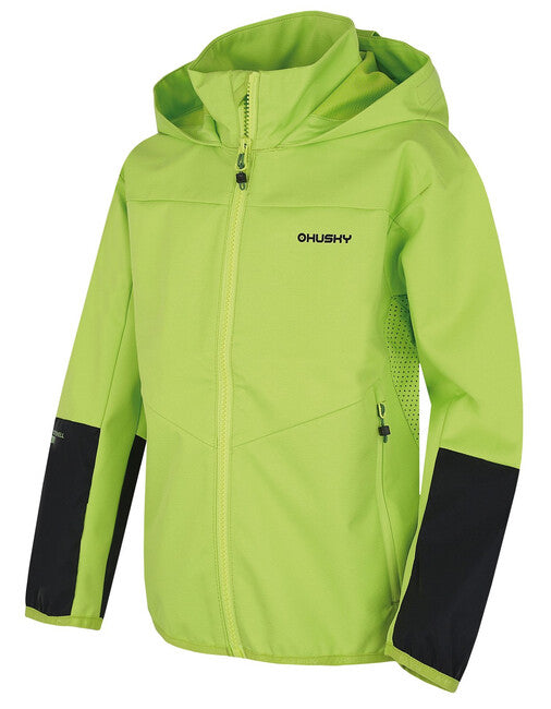 HUSKY Sonny K geacă softshell pentru copii, verde deschis