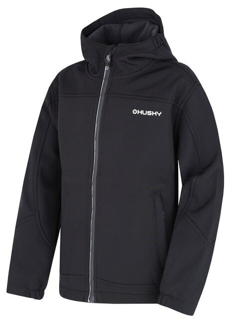 HUSKY Simbo K geacă softshell pentru copii, neagră