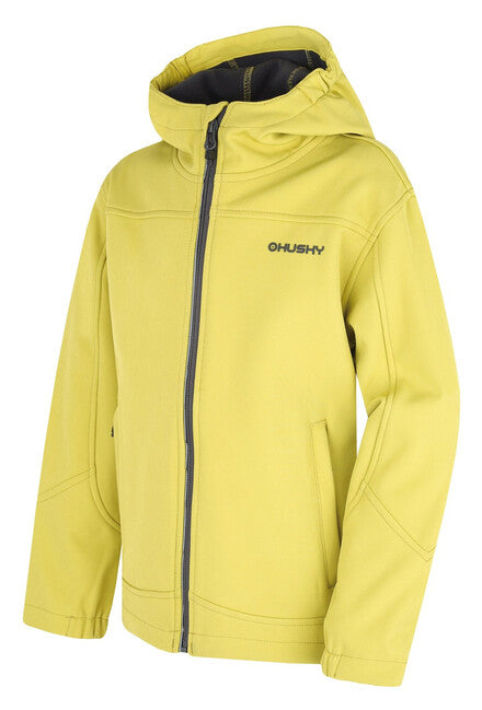 HUSKY Simbo K geacă softshell pentru copii, verde lime