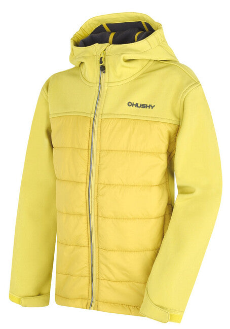 HUSKY Swany K geacă softshell căptuțită pentru copii, verde lime