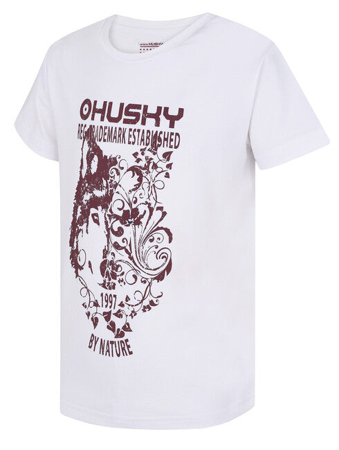 HUSKY Tash K tricou funcțional pentru copii, alb