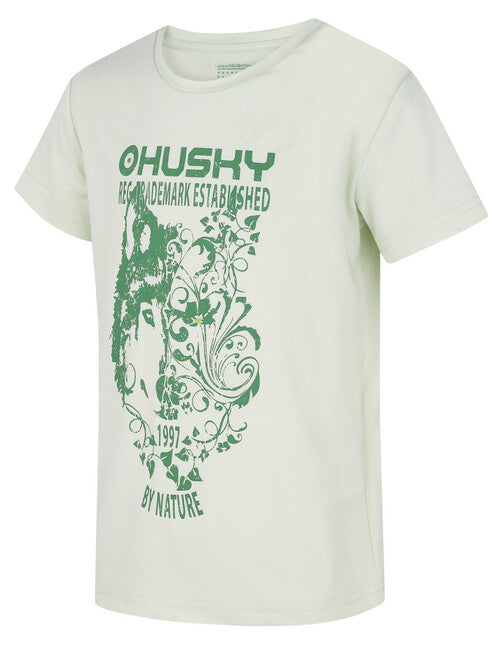 HUSKY Tash K tricou funcțional pentru copii, verde deschis