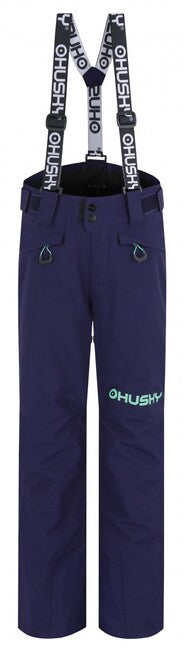 HUSKY Gunis Kids pantaloni de schi pentru copii, bleumarin