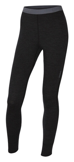 HUSKY Merino pantaloni îmbrăcăminte termică pentru femei, negri