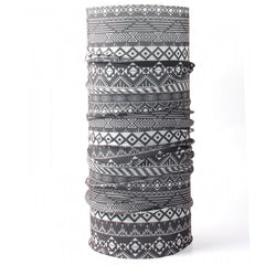 HUSKY Printemp bandană multifuncțională grey triangle stripes, UNI
