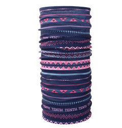 HUSKY Printemp bandană multifuncțională, pink triangle stripes, UNI