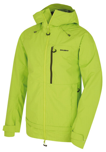 HUSKY Nanook M geacă hardshell pentru bărbați, verde strălucitor