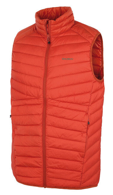 HUSKY Dresles vestă puf pentru bărbați, brick orange