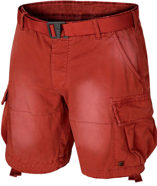 HUSKY Ropy pantaloni scurți din bumbac pentru bărbați, cărămiziu închis