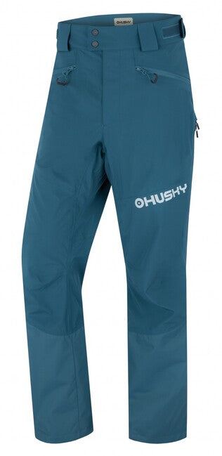 HUSKY Kippe pantaloni hardshell pentru bărbați, faded tyrquoise
