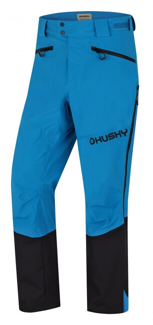 HUSKY Kippe pantaloni hardshell pentru bărbați, albaștri/negri