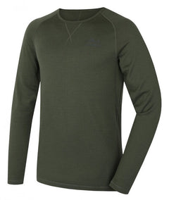 HUSKY Merow tricou termic cu mânecă lungă pentru bărbați, verde