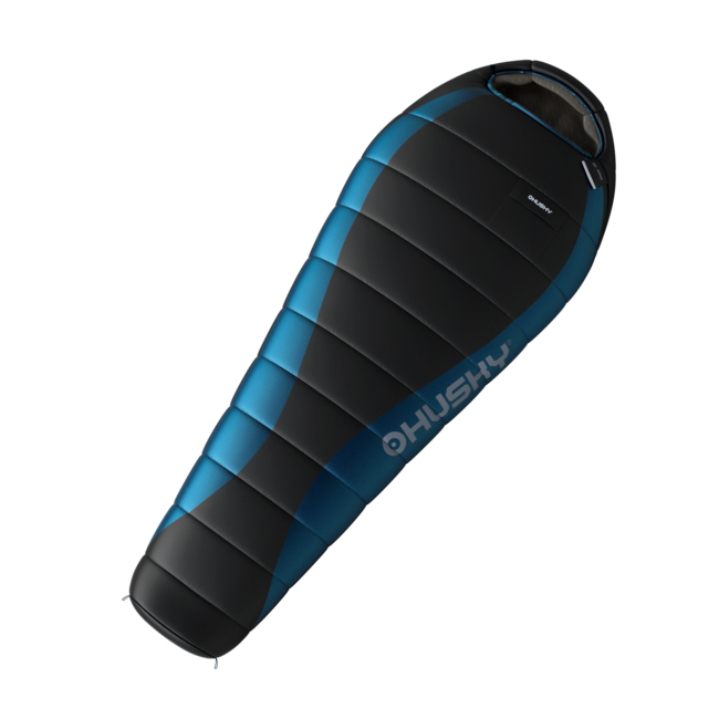 HUSKY Drape sac de dormit puf -20°C, albastru