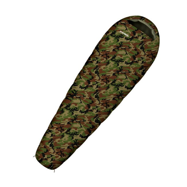 HUSKY Junior Army sac de dormit pentru copii sintetic trei sezoane -10, verde