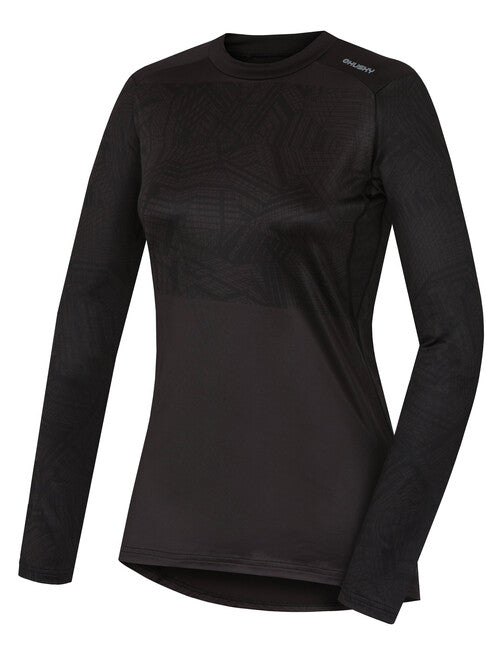 HUSKY Active Winter îmbrăcăminte termică pentru femei tricou cu mânecă lungă, neagră