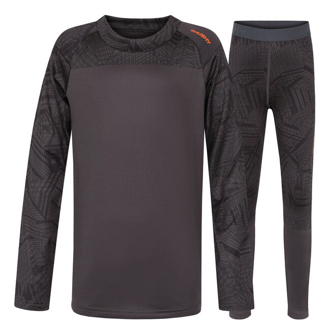 HUSKY Active Winter îmbrăcăminte termică pentru copii set termic, grafit