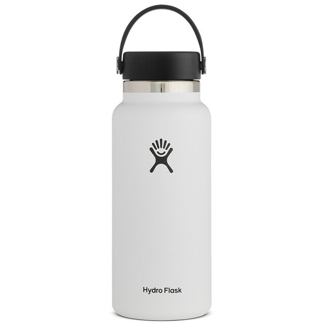 Hydro Flask 32 OZ Wide Mouth 2.0 Flex Cap termocană 946ml, alb