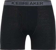 Icebreaker Anatomica boxeri pentru bărbați cu deschidere, negri