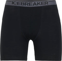 Icebreaker Anatomica boxeri lungi pentru bărbați, negri
