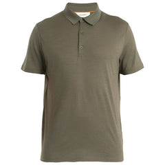Icebreaker 150 Tech Lite III Merino tricou polo pentru bărbați cu mânecă scurtă, verde