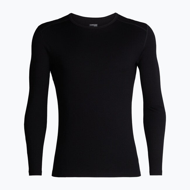 Icebreaker 260 Tech tricou termic pentru bărbați cu mânecă lungă, negru