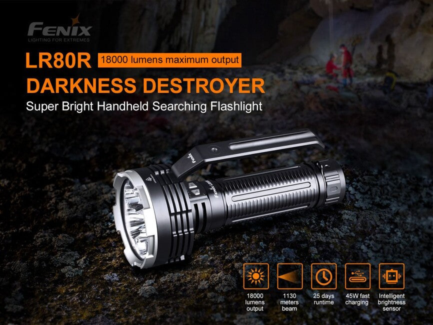 Fenix LR80R lanternă, ultra puternică