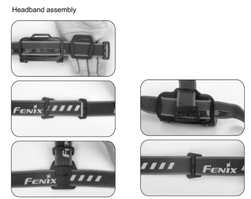 Fenix AFH-02 set chingi 2,5cm, negru