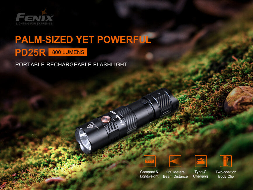 Fenix PD25R lanternă de buzunar