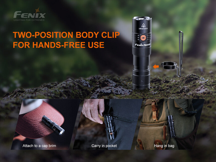 Fenix PD25R lanternă de buzunar