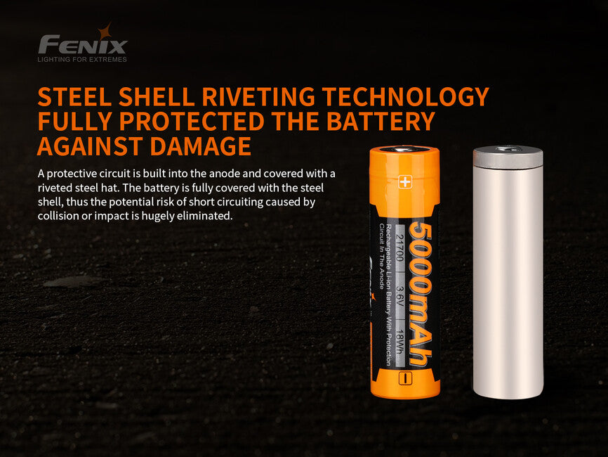 Fenix 21700 baterie reîncărcabilă Li-Ion 5000 mAh