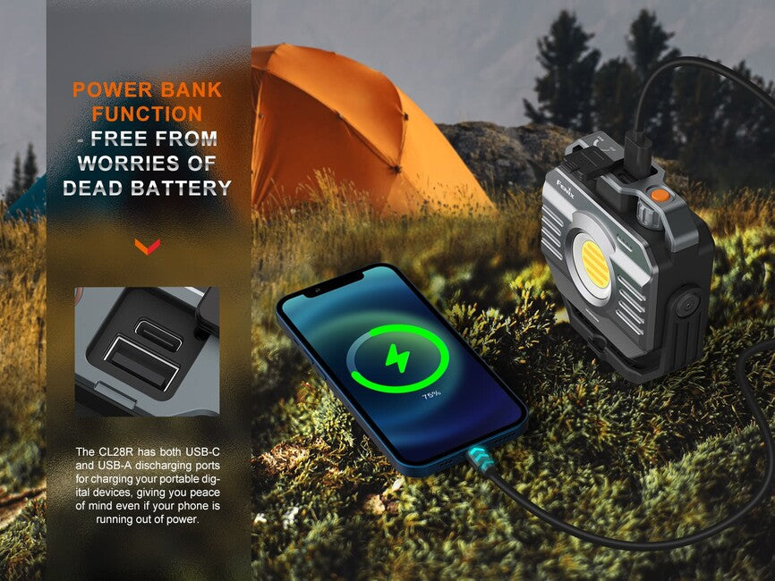 Fenix CL28R lanternă de lucru cu powerbank
