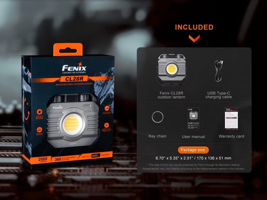 Fenix CL28R lanternă de lucru cu powerbank